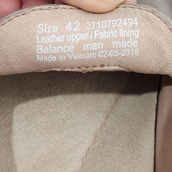 Dansko Preston Block Heel Loafer‎ Shoes Size 11.5-12 EU 42 Slip On Leather Gray - Picture 10 of 10